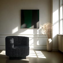 Charcoal Camilla Upholstered Swivel Tub Chair